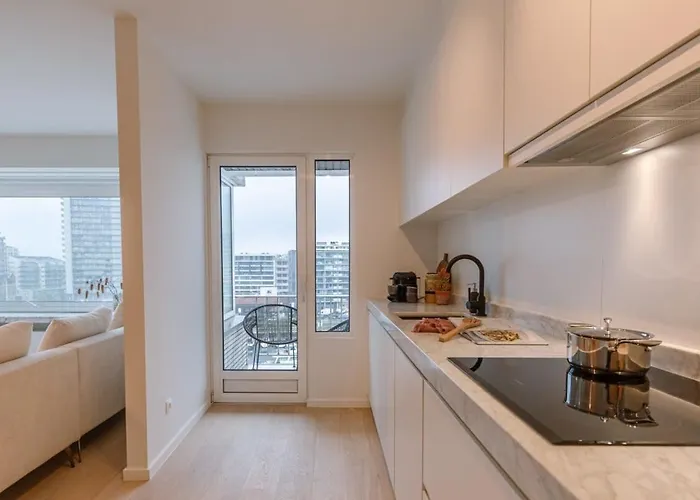 Апартаменти Huswell - Luminous Family With Magnificent View Остенде